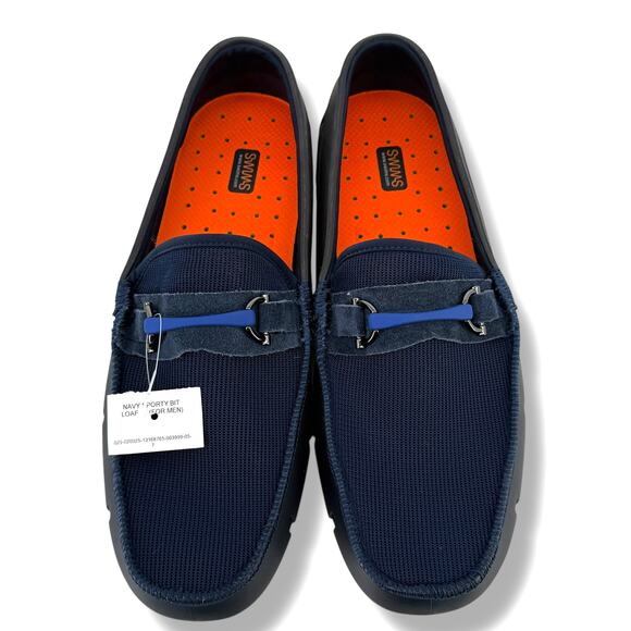 SWIMS Sporty Bit Loafer Slip On Shoes Men's Size 15 Navy Blue Water Friendly - Picture 2 of 8